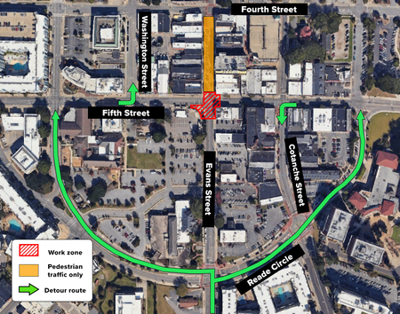 5th and evans closure